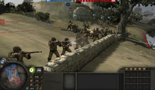 You want to make sure the green shield is displayed on your troops