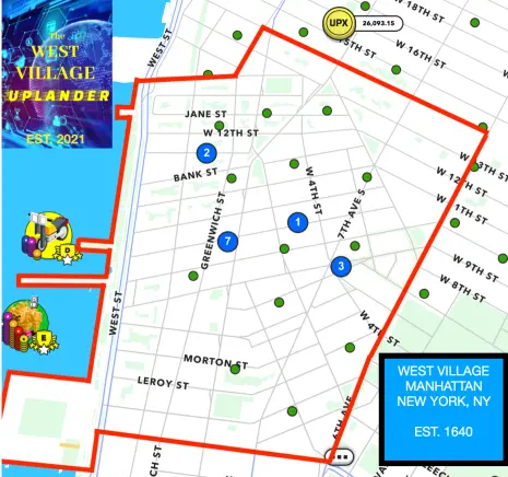 West Village Uplander Map
