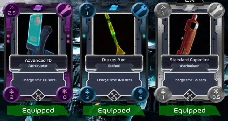 My Alien Worlds Inventory