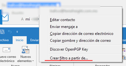 Bloquear correo spam en Thunderbird