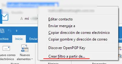 Bloquear correo spam en Thunderbird
