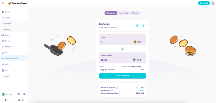 Exchange example