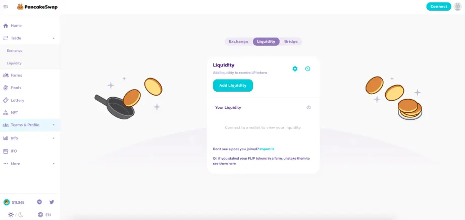 Liquidity PancakeSwap