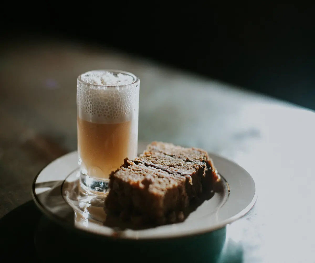 butter beer and cake
