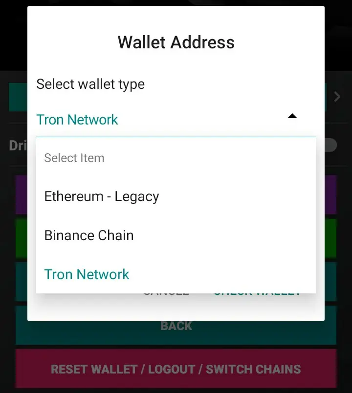 CYFM-TRON app interface