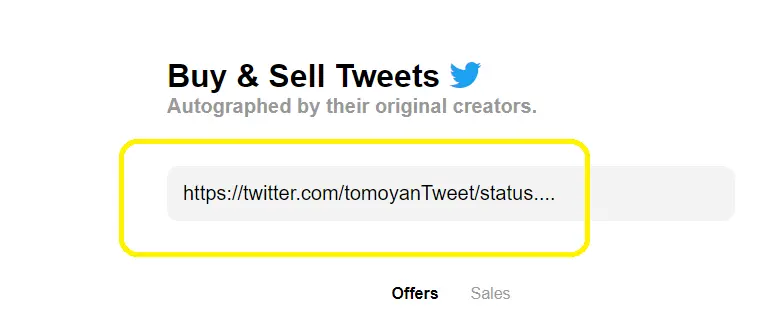 sell tweet