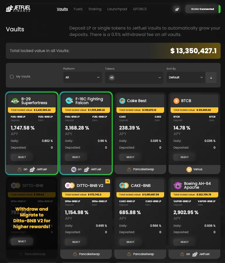 JetFuel site