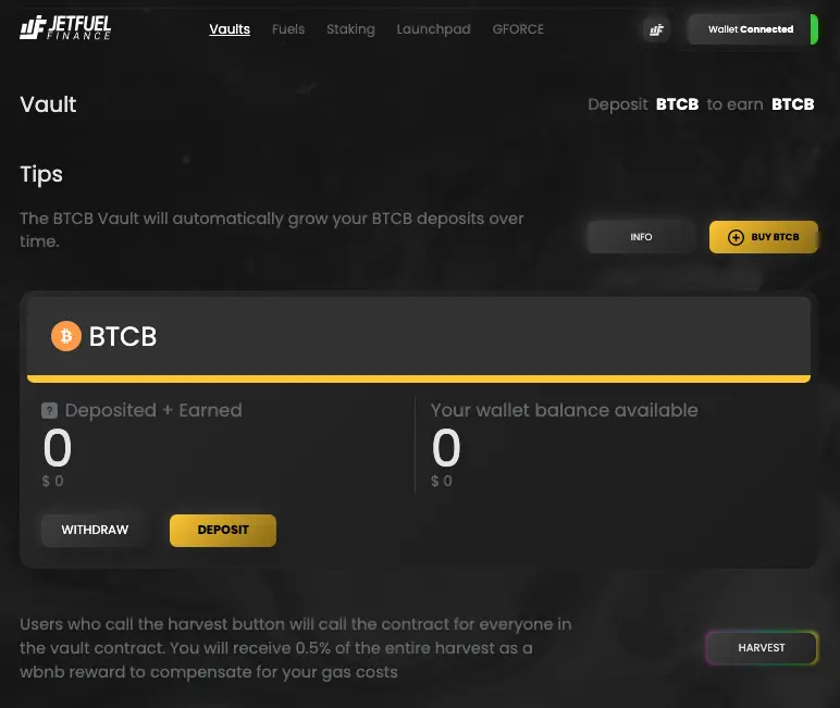 JetFuel stake coin