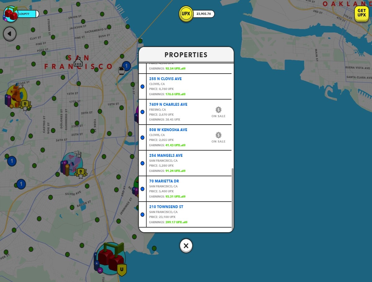 Upland properties San Francisco