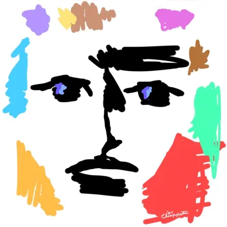 Bold Face of Color is a rare digital art NFT by Joe Chiappetta