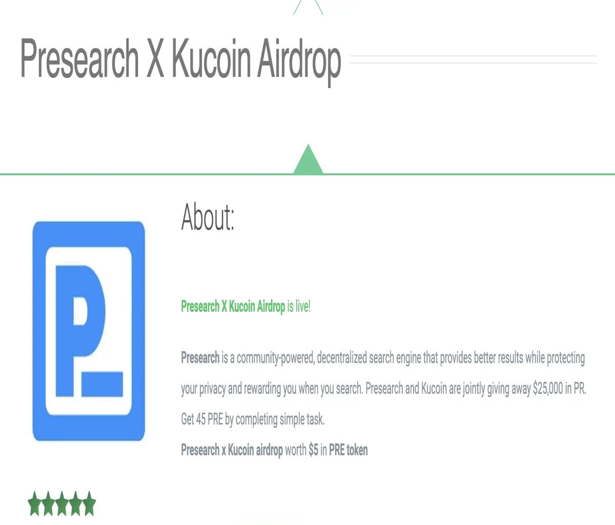 presearch airdrop