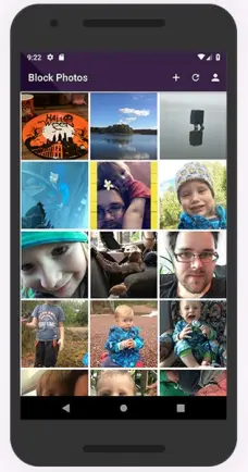 Block Photos UX Design
