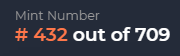 Min#432 out of 709