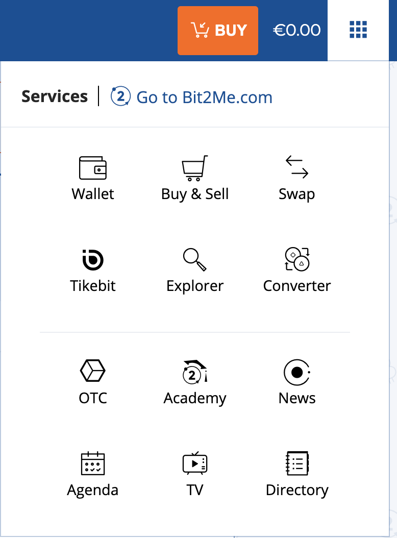 main menu