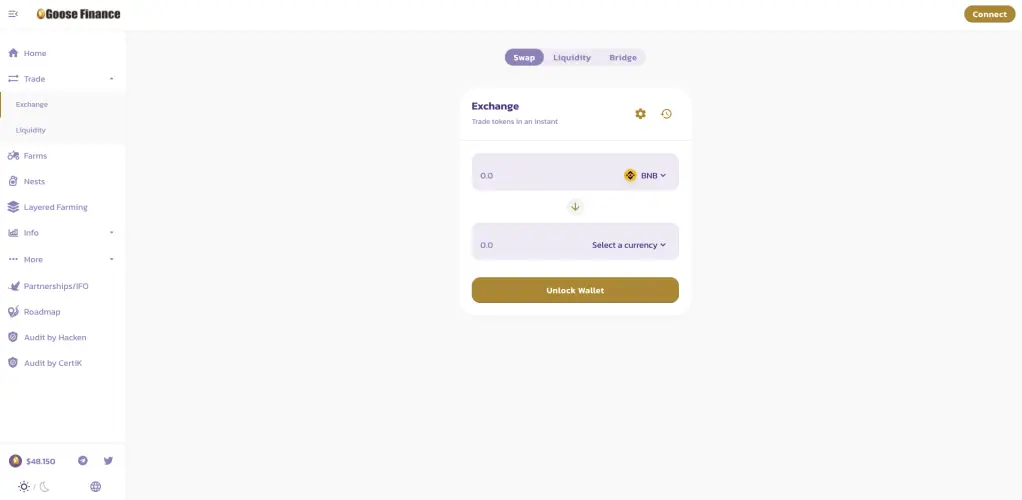 Goose Finance Site