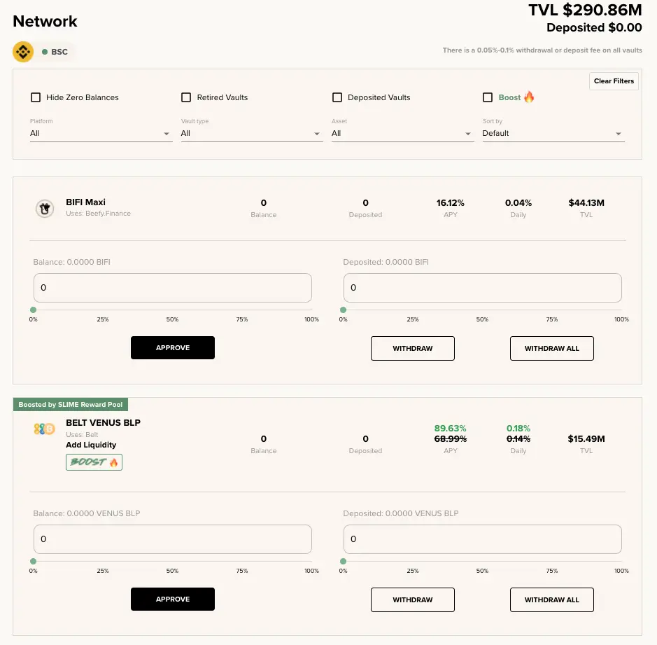 Beefy Finance Site LP