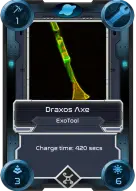 Draxos axe alien worlds