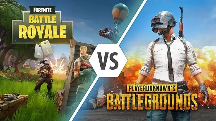 Fortnite versus PlayerUnknown's Battlegrounds