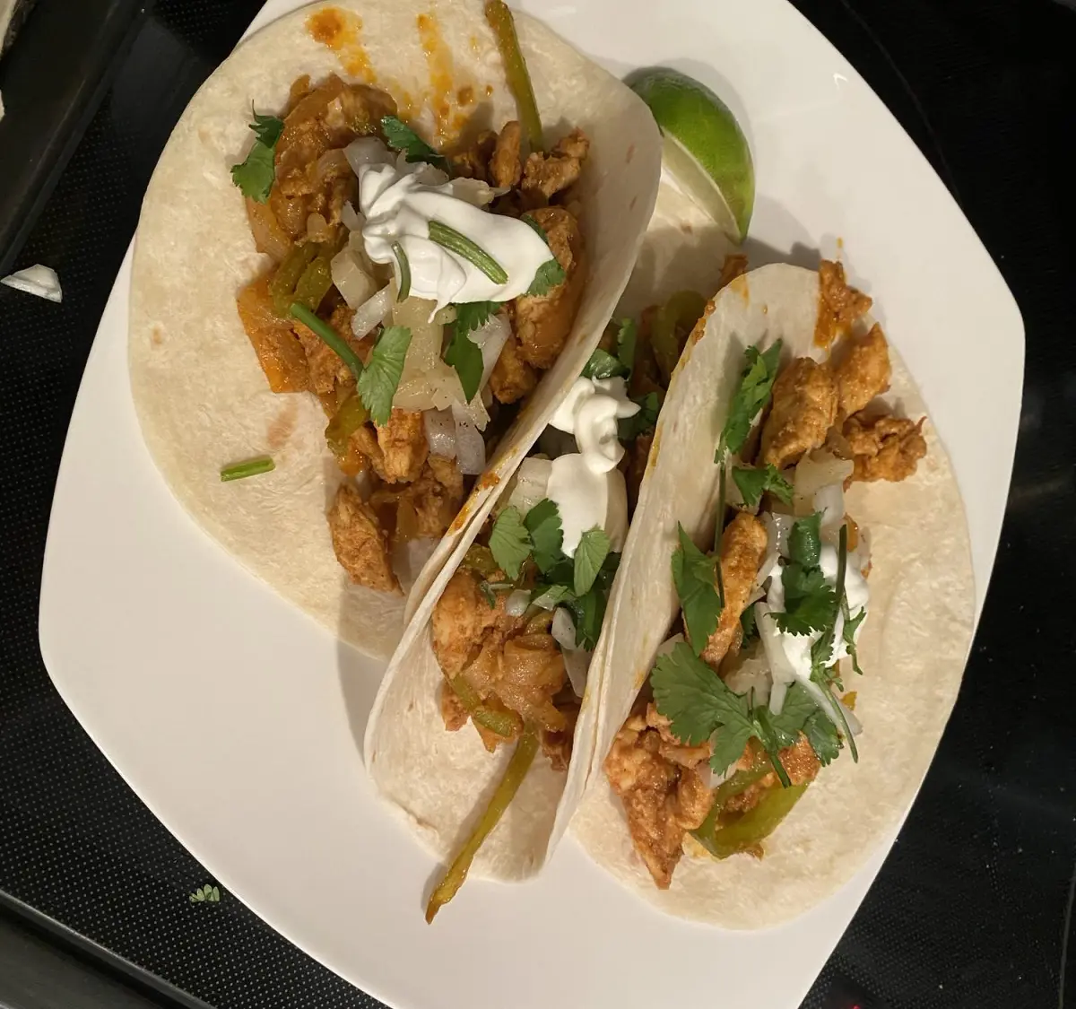 chicken tacos with pineapple salsa