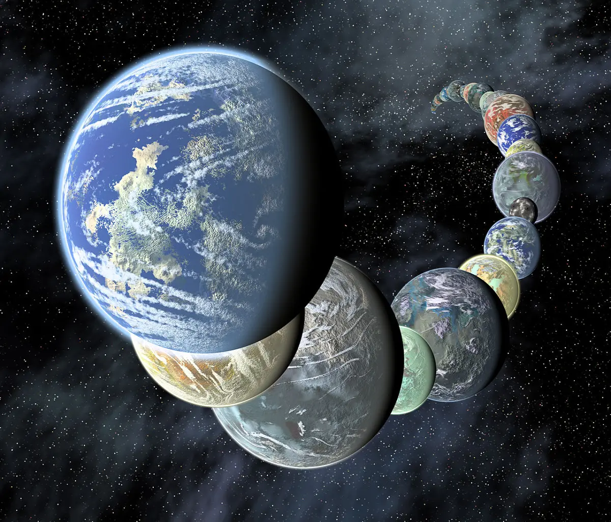 Alien Worlds Art