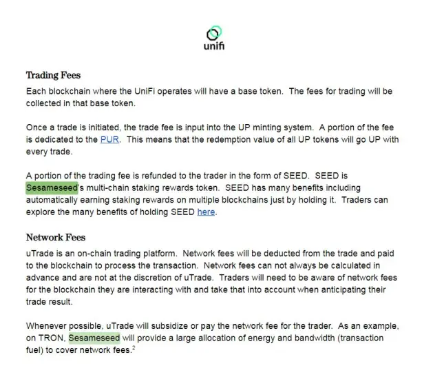Unifi Protocol SEED