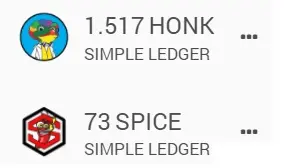 tokens