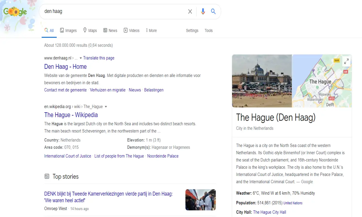 Google: Den Haag