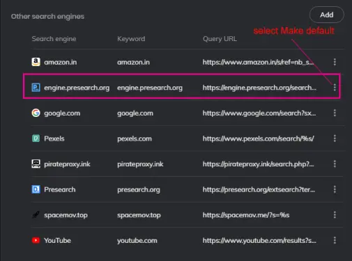 other search engines