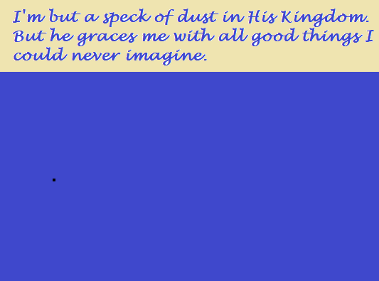 Just but a dot