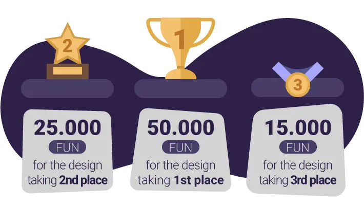 Design contest prices for the first three designs. This image did not display correctly.