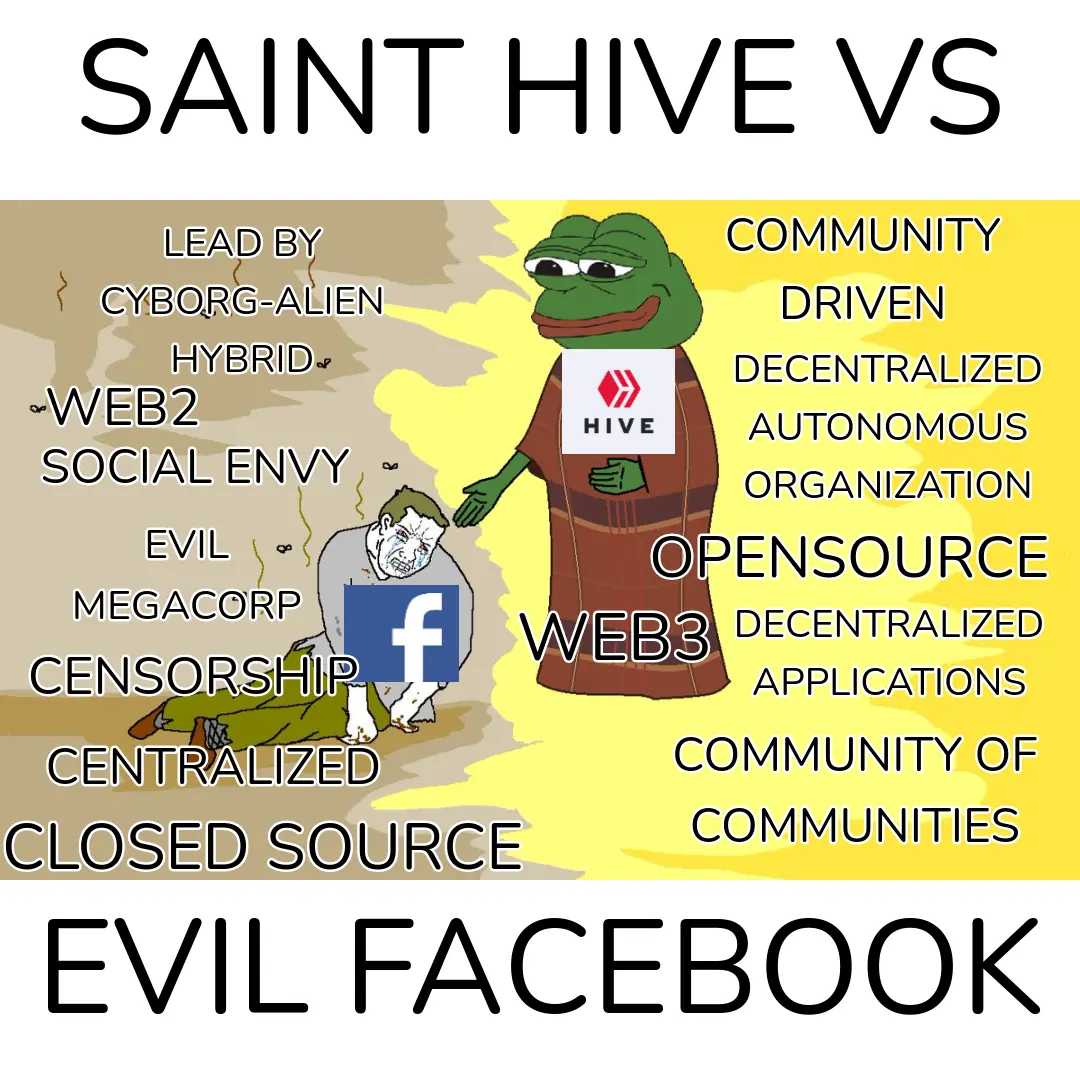 Saint Hive vs evil Facebook
