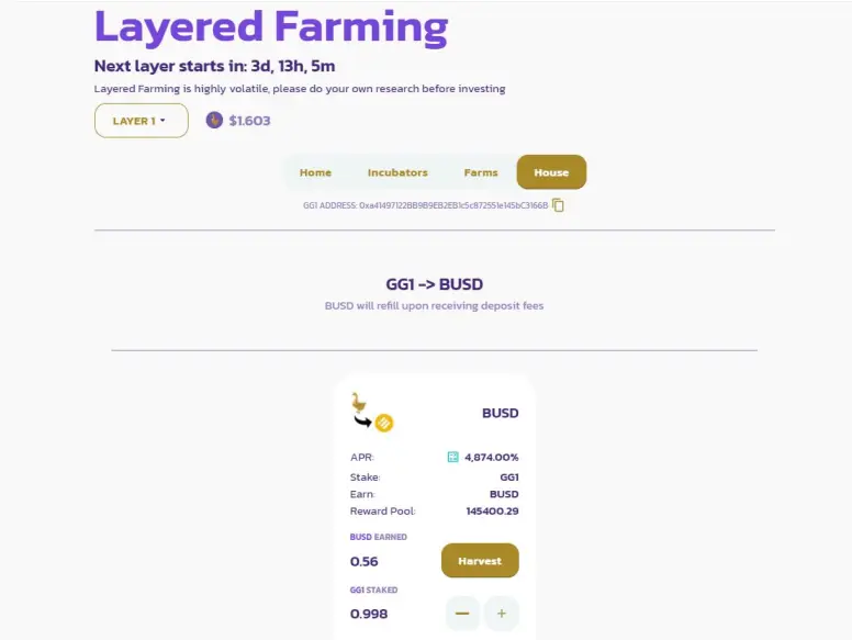 layer 1 goose finance