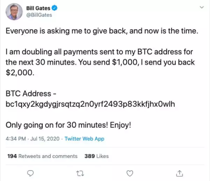fake bill gates