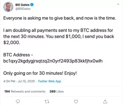fake bill gates