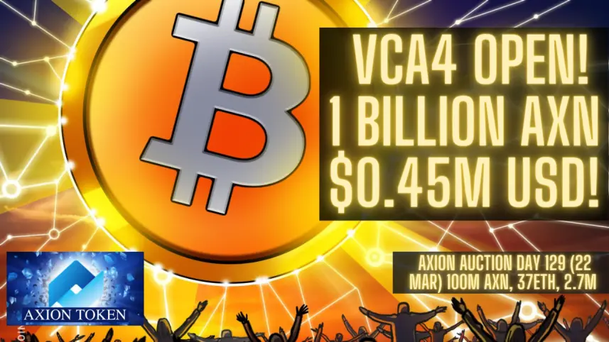 Axion Crypto Venture Capital Auction 4 open