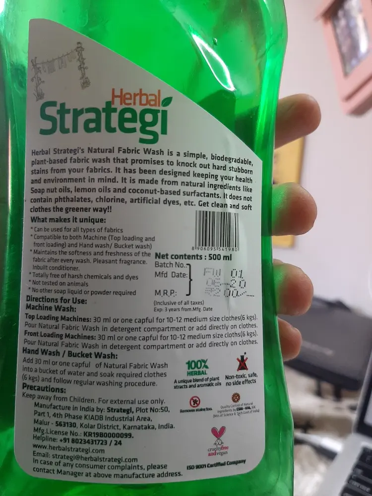 organic wash, ecofriendly, chemical free