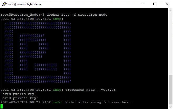 Presearch Node