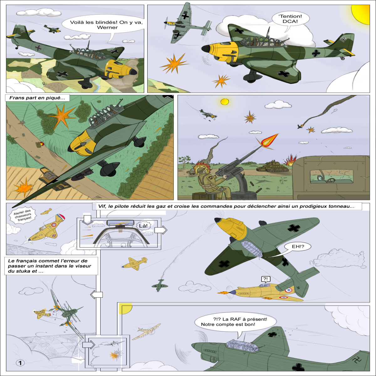 Yellow Plan comic: Panel 1