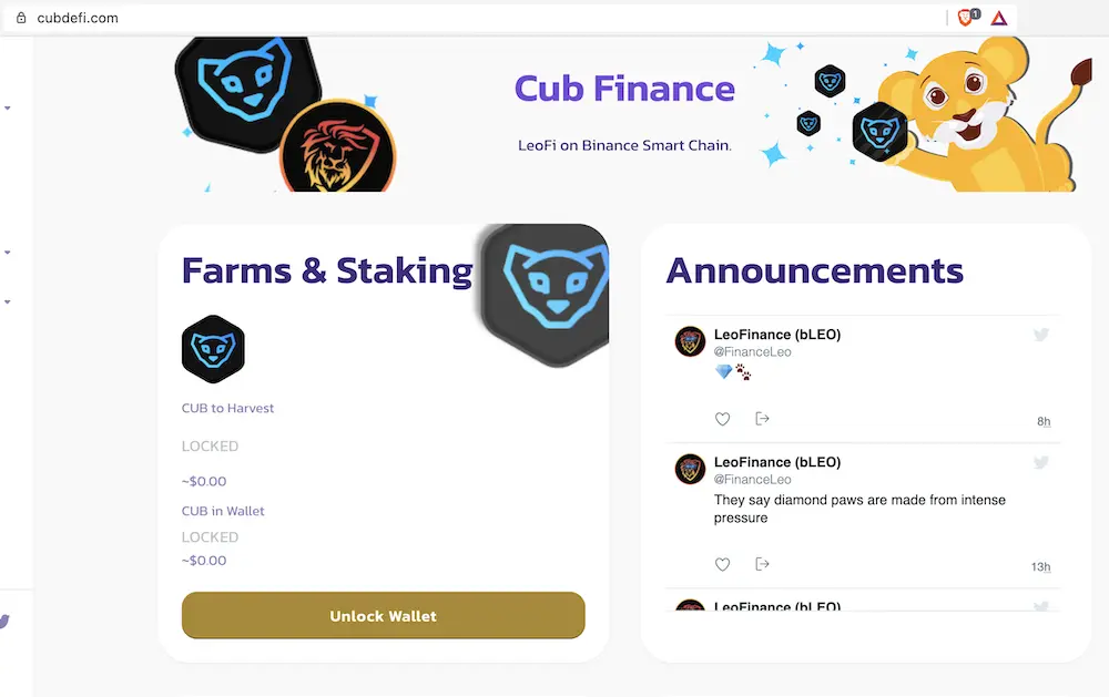 defi, blockchian, cub finance, Leo FInance