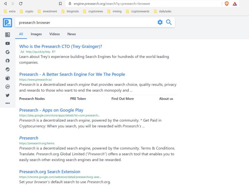 My Search with Presearch