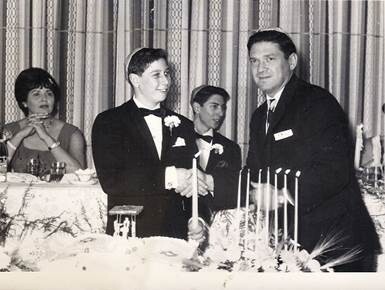 Hank Cooper at 13 Bar Mitzvah