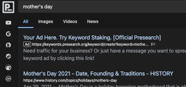 Holidays with Presearch