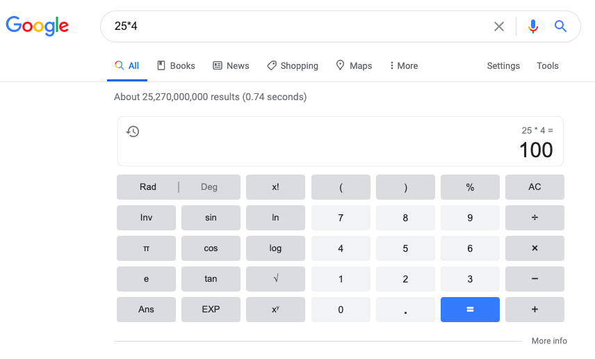 Easy Calculation - Google