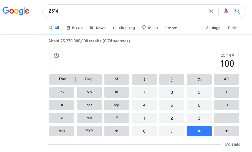 Easy Calculation - Google
