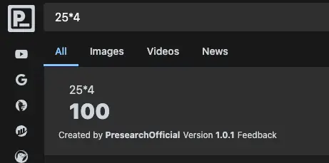 Easy Calculation - Presearch