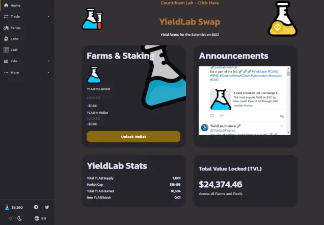 YieldLab Home