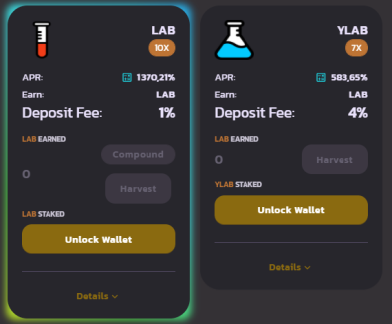 LAB & YLAB pool
