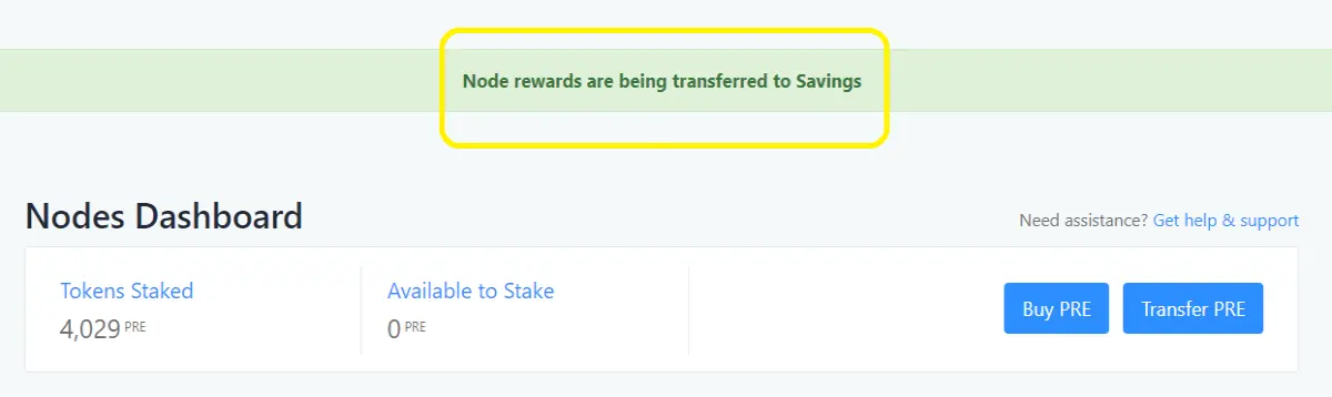 saving