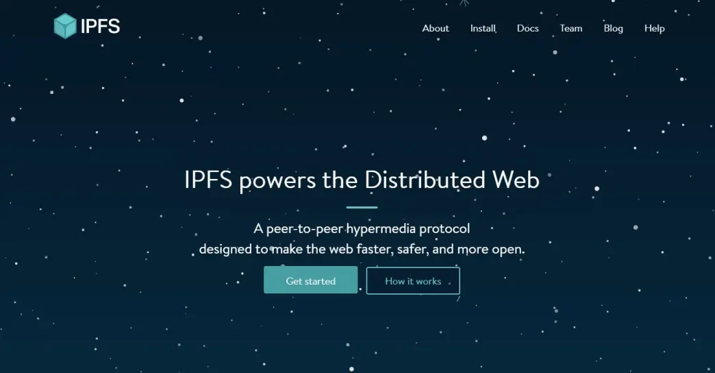 IPFS decentralized internet