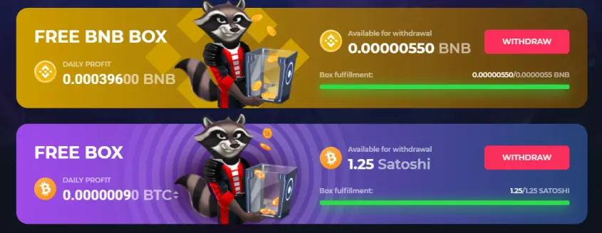 Free box
